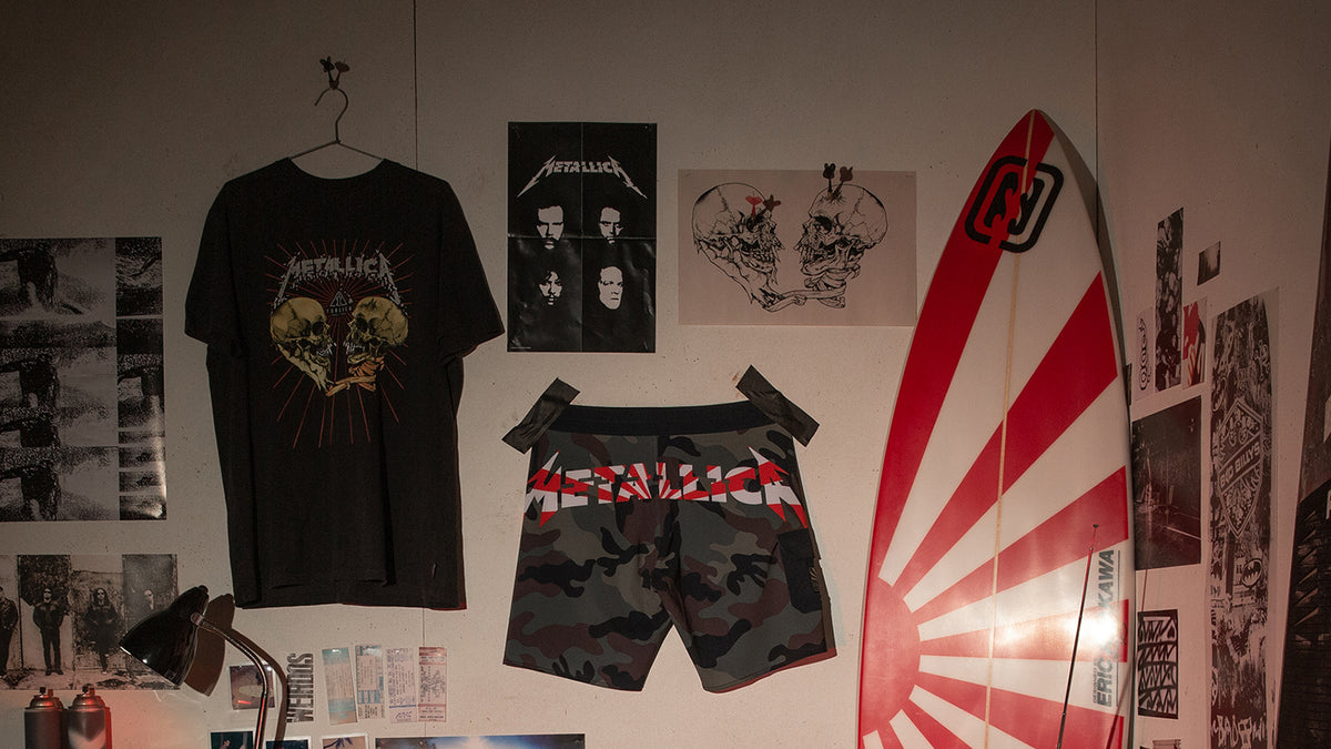Metallica and Billabong Honor Andy Irons With Second Drop in Surfwear Collection