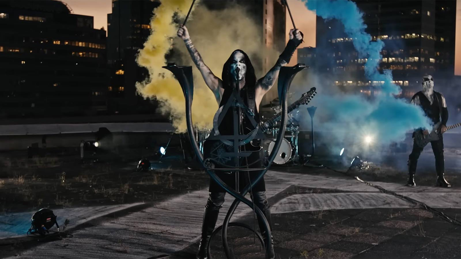 See Behemoth Play Raging 4-Song Set Atop Poland’s Palace of Culture