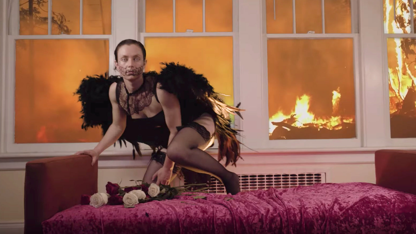 Camgirls, Forest Fires, Catharsis: See Boy Harsher’s Eerie “LA” Rabit Remix Video