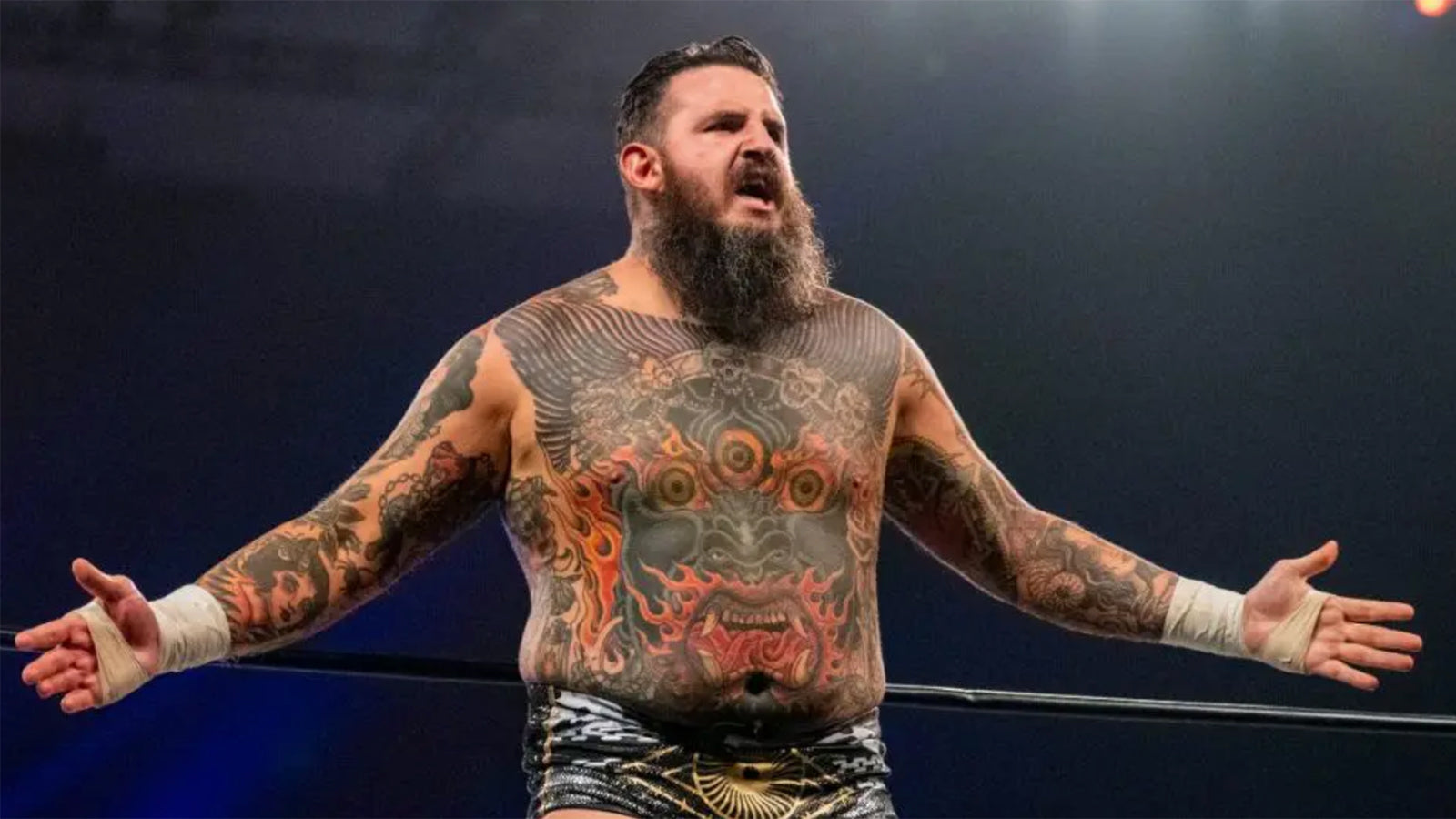 See Pro Wrestler Brody King Overhead Throw Darby Allin Into Code Orange Mosh Pit