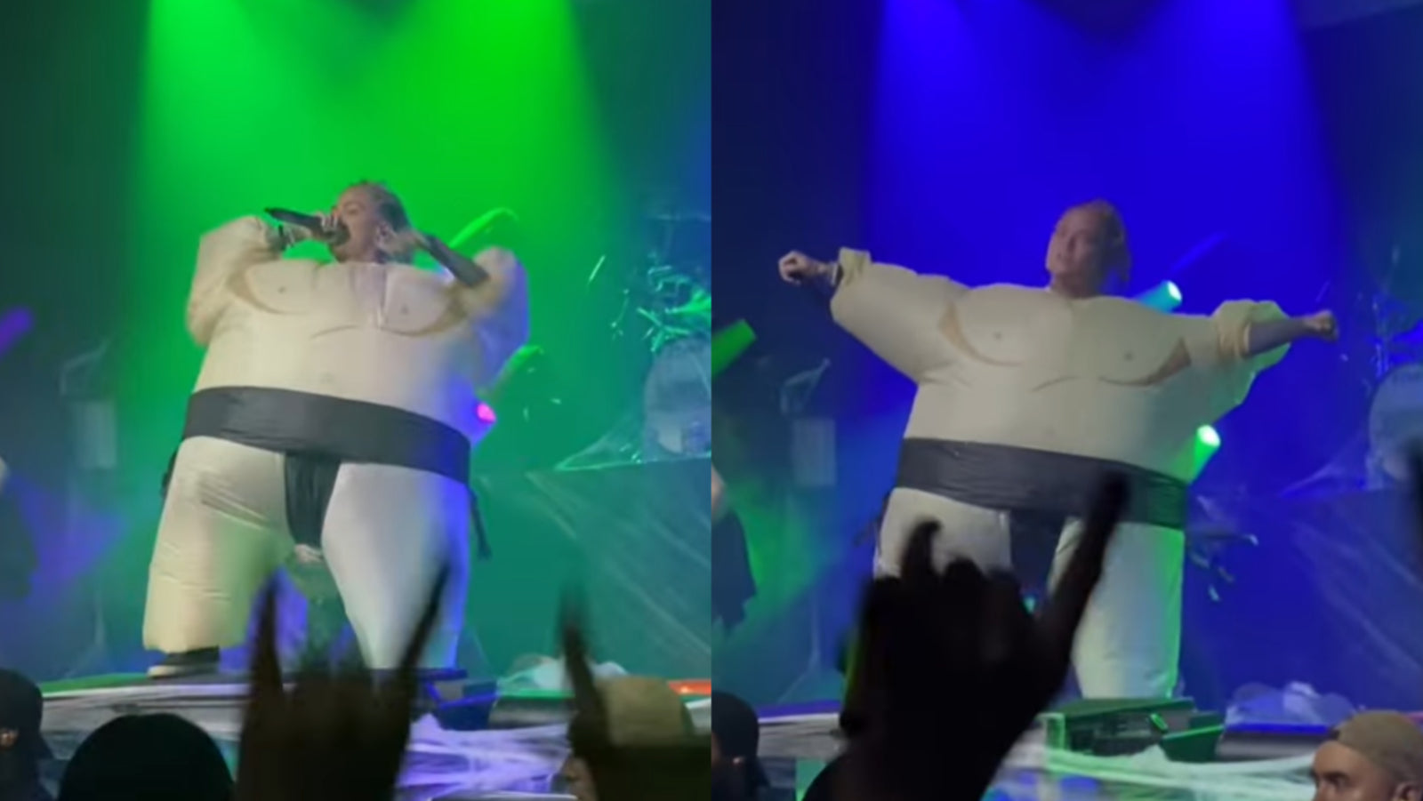 See Lorna Shore’s Will Ramos Play Halloween Show in Giant Sumo Costume