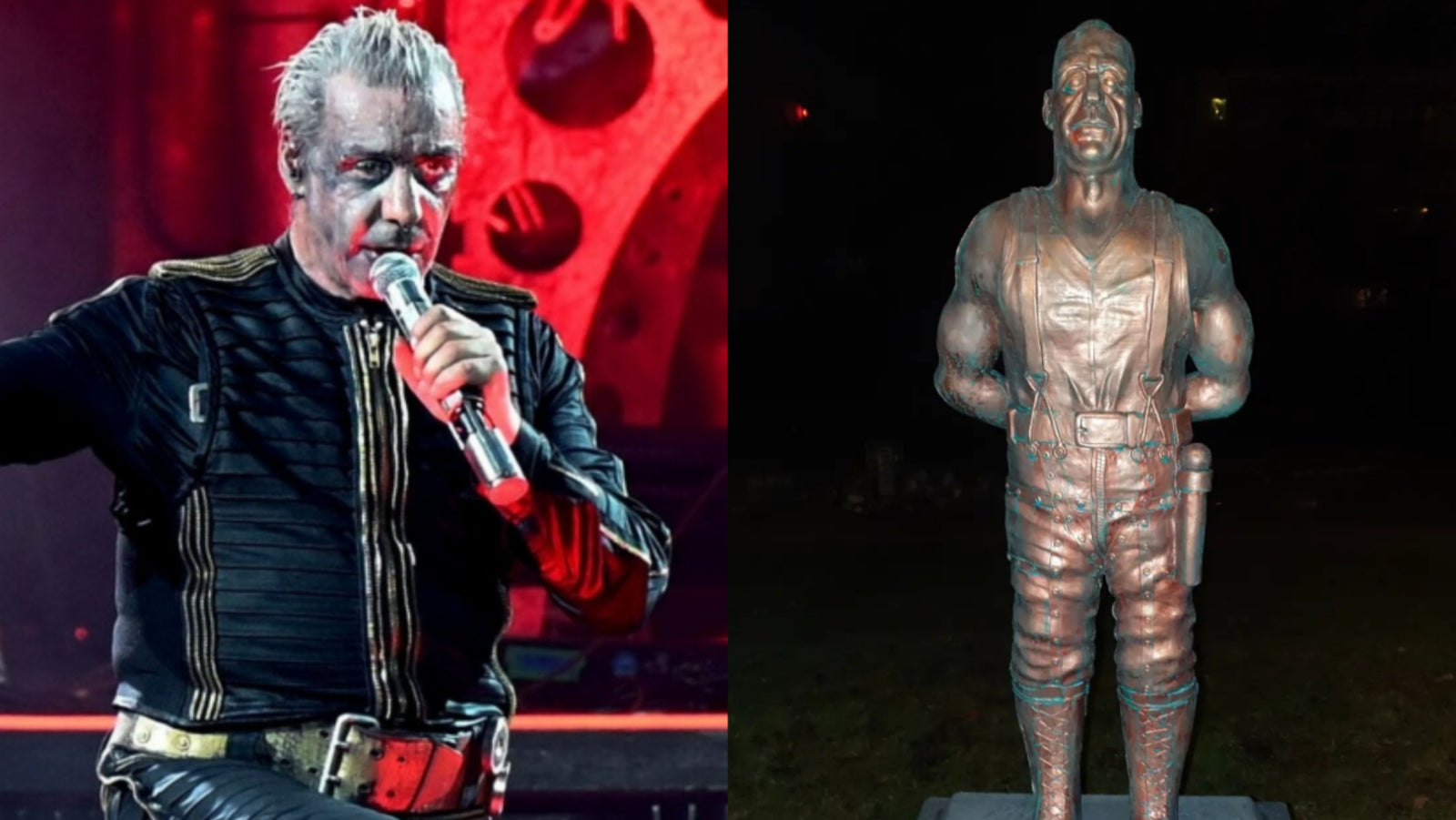 RAMMSTEIN: Till Lindemann statue erected, stolen immediately