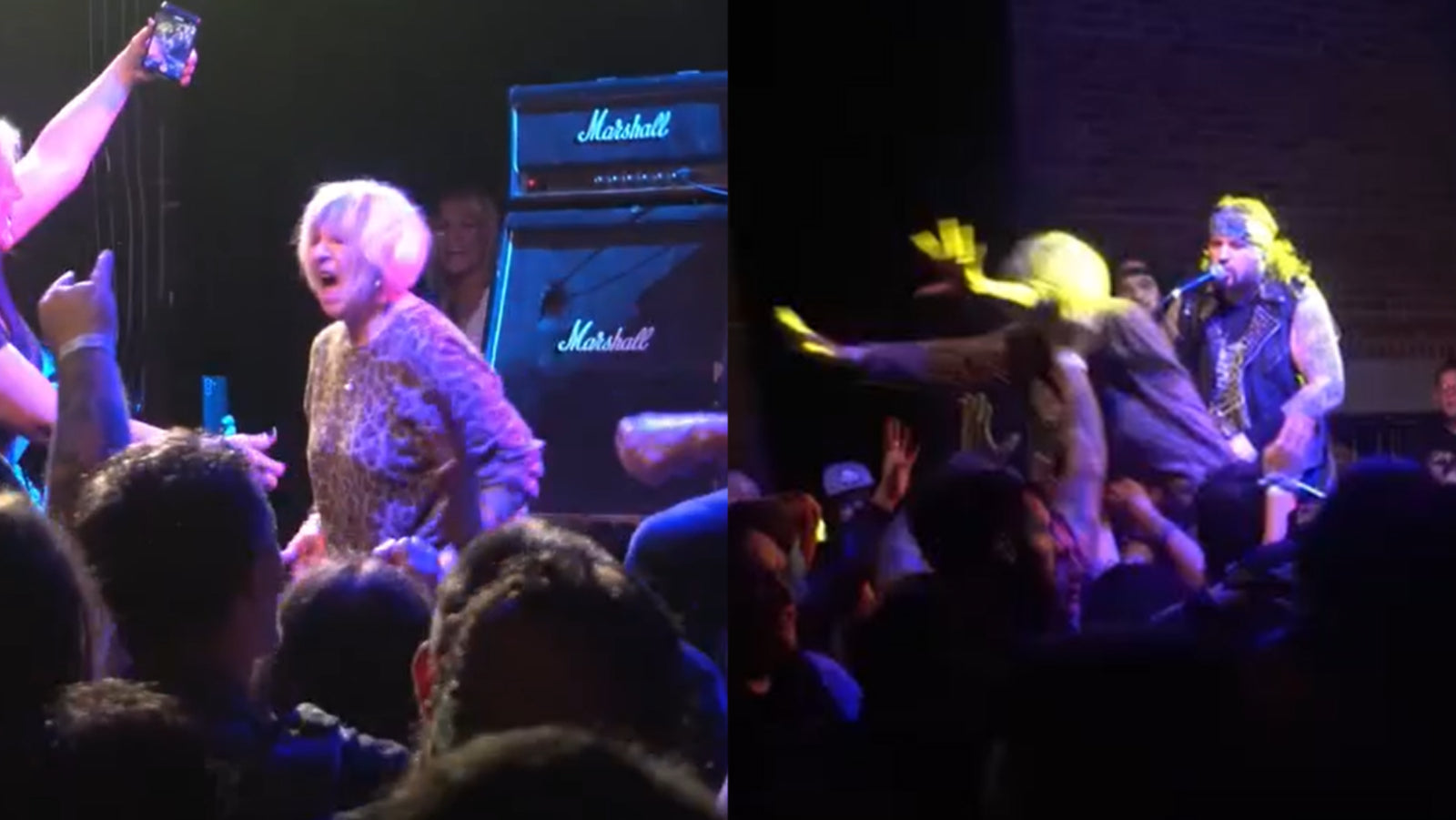 See Municipal Waste Drummer’s Mom Stage-Dive at Band’s Show