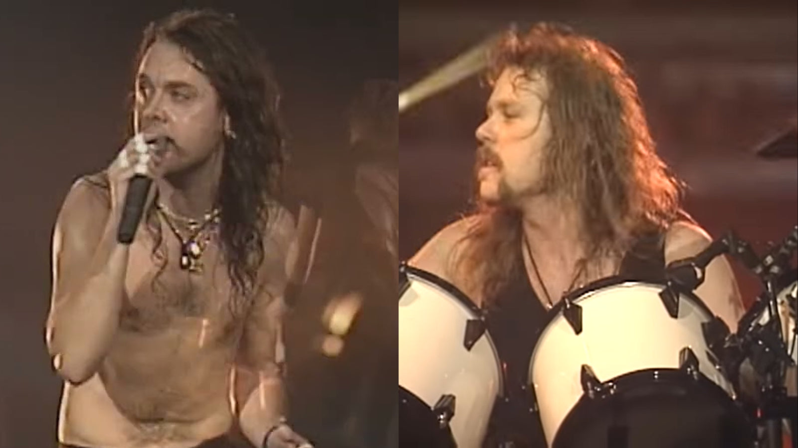METALLICA: See Lars Ulrich sing and James Hetfield drum during “Am I Evil?” in 1992
