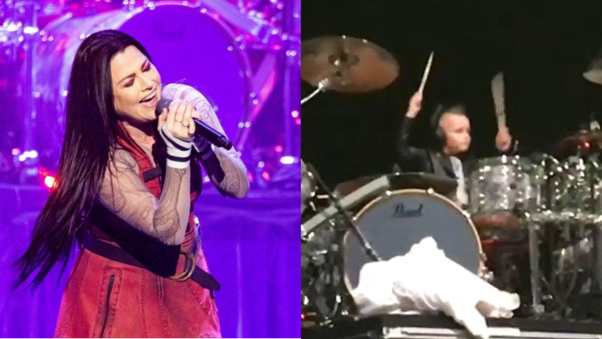 See Evanescence Play “Take Cover” With 8-Year-Old Drummer