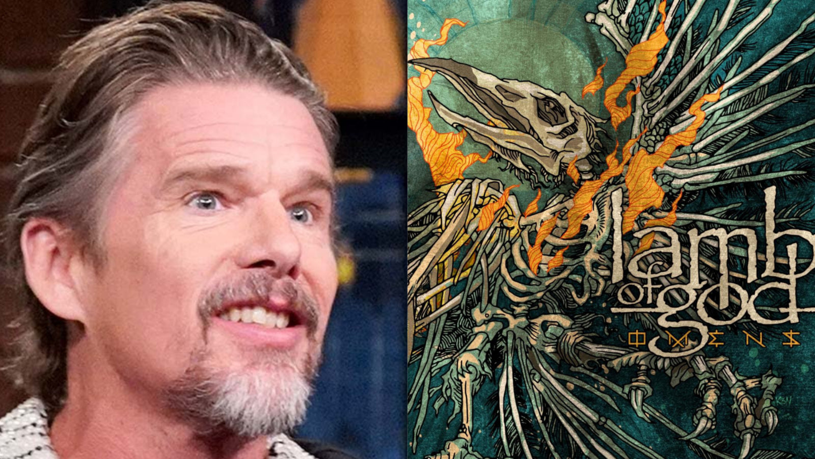 Ethan Hawke Thinks Lamb of God’s New Album Cover “Looks Insanely Cool”