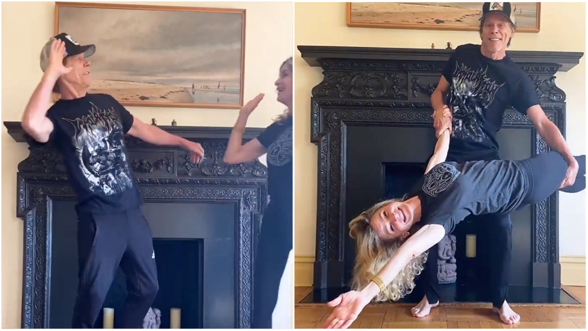 See Kevin Bacon Do ‘Footloose’ Dance in Immolation Shirt
