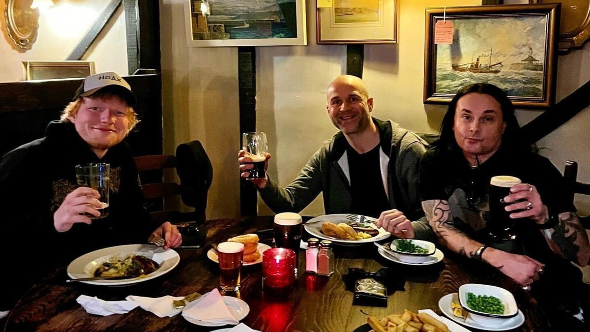 Cradle of Filth’s Dani Filth Gets Lunch With Ed Sheeran 