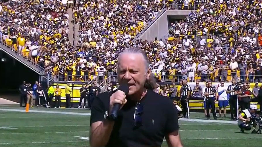 See IRON MAIDEN’s BRUCE DICKINSON belt out National Anthem at NFL game