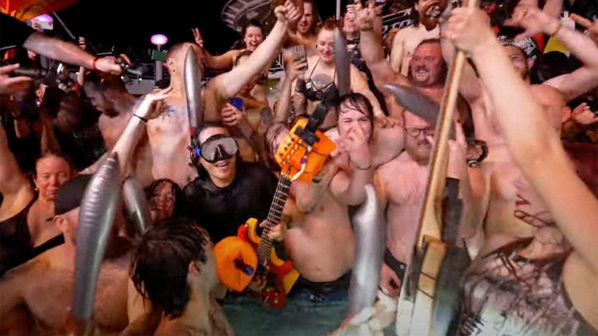 See DRAGONFORCE play “Through the Fire and Flames” on waterslide 