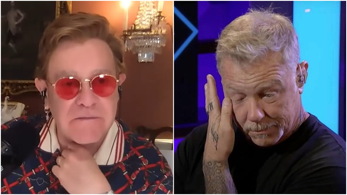 See Elton John Make James Hetfield Cry With Praise of Metallica Song