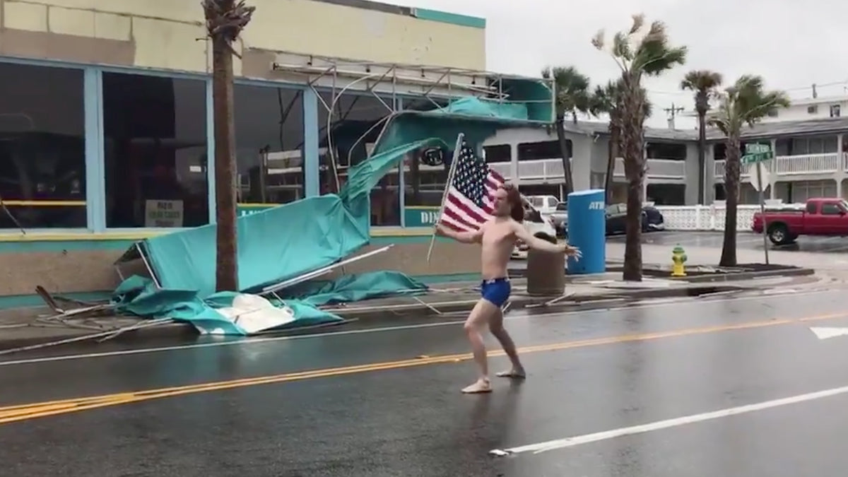 Watch Metalhead Defy Hurricane Florence While Blasting Slayer’s “Raining Blood”