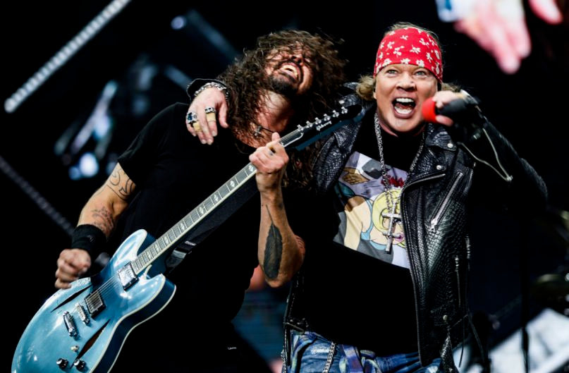 See Foo Fighters Play Guns N’ Roses’ “It’s So Easy” With Axl Rose, Slash, Duff McKagan