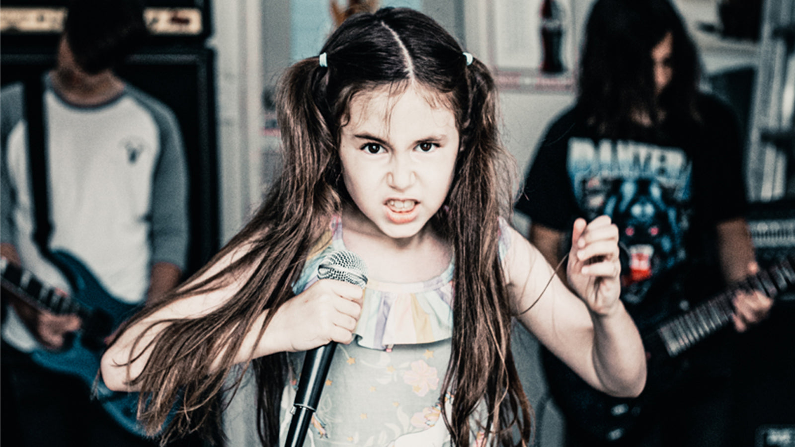 See 8-Year-Old Girl Crush Korn’s “Freak on a Leash” With Kid Band