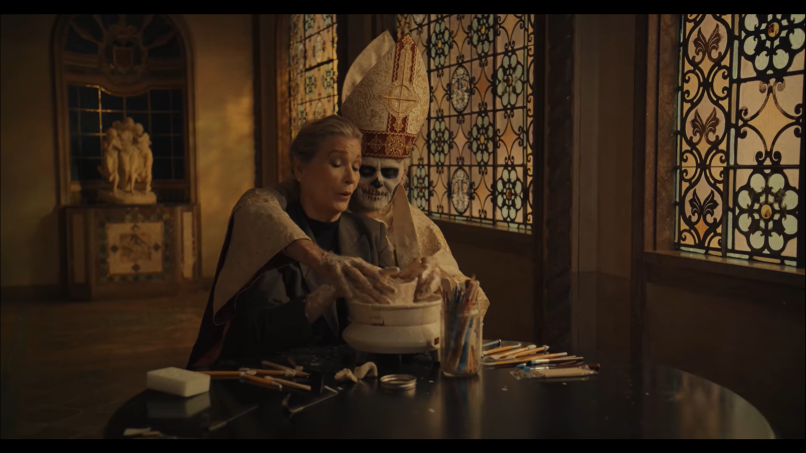 See Ghost’s Wild Parody of ‘Ghost’ Pottery Scene