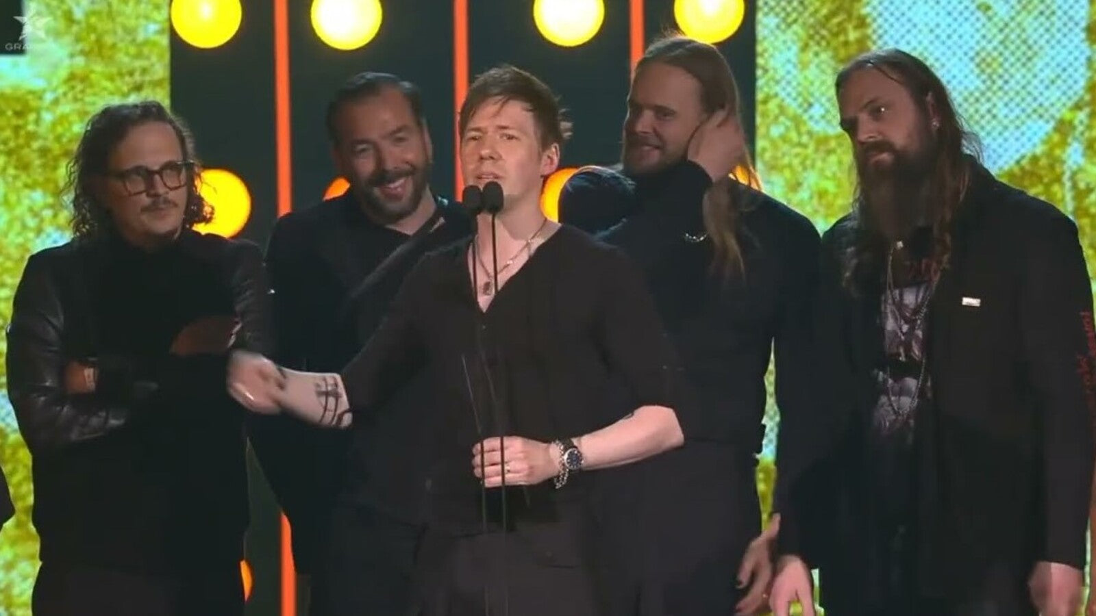 “I’m gonna be way too drunk”: See GHOST’s Tobias Forge accept Swedish Grammy for ‘Impera’