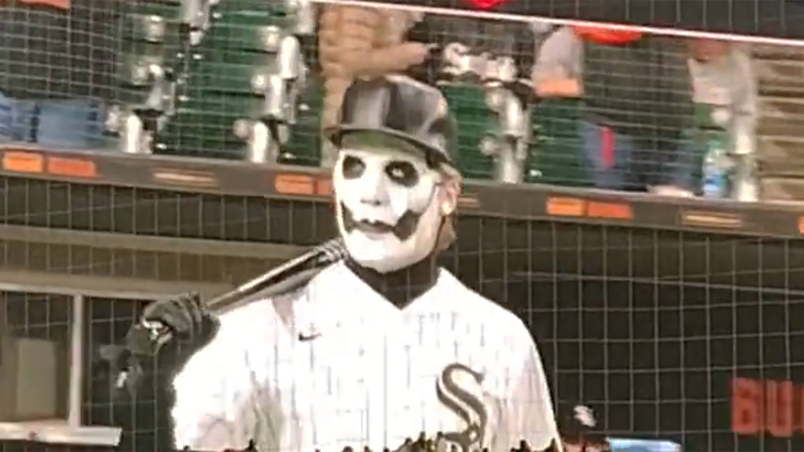 See Ghost’s Papa Emeritus Throw First Pitch at Major League Baseball Game