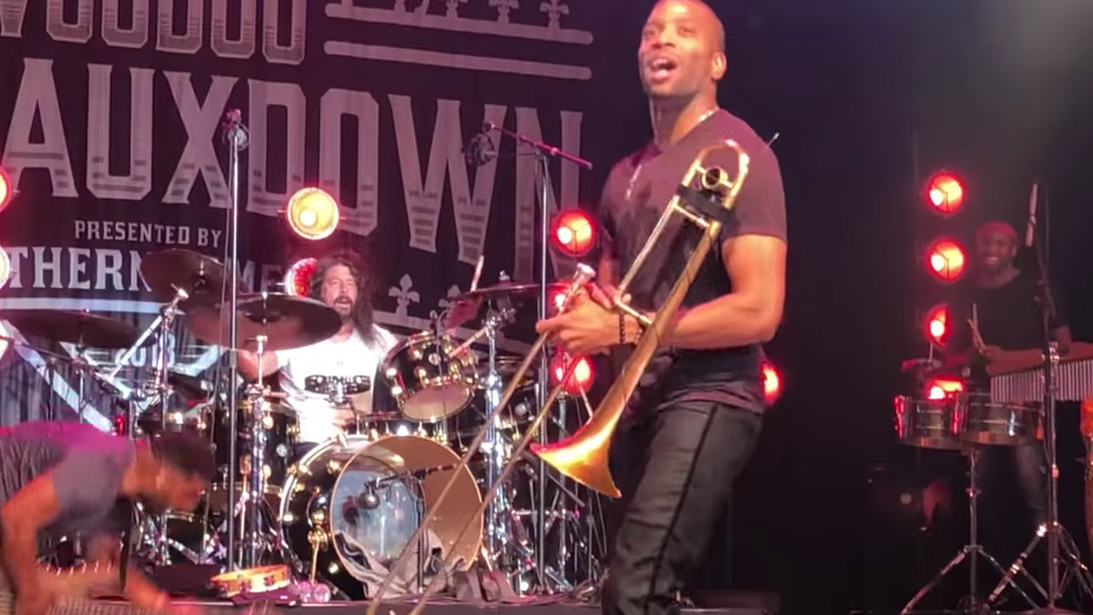 See Dave Grohl Join Trombone Shorty for Raucous Nirvana “In Bloom” Cover