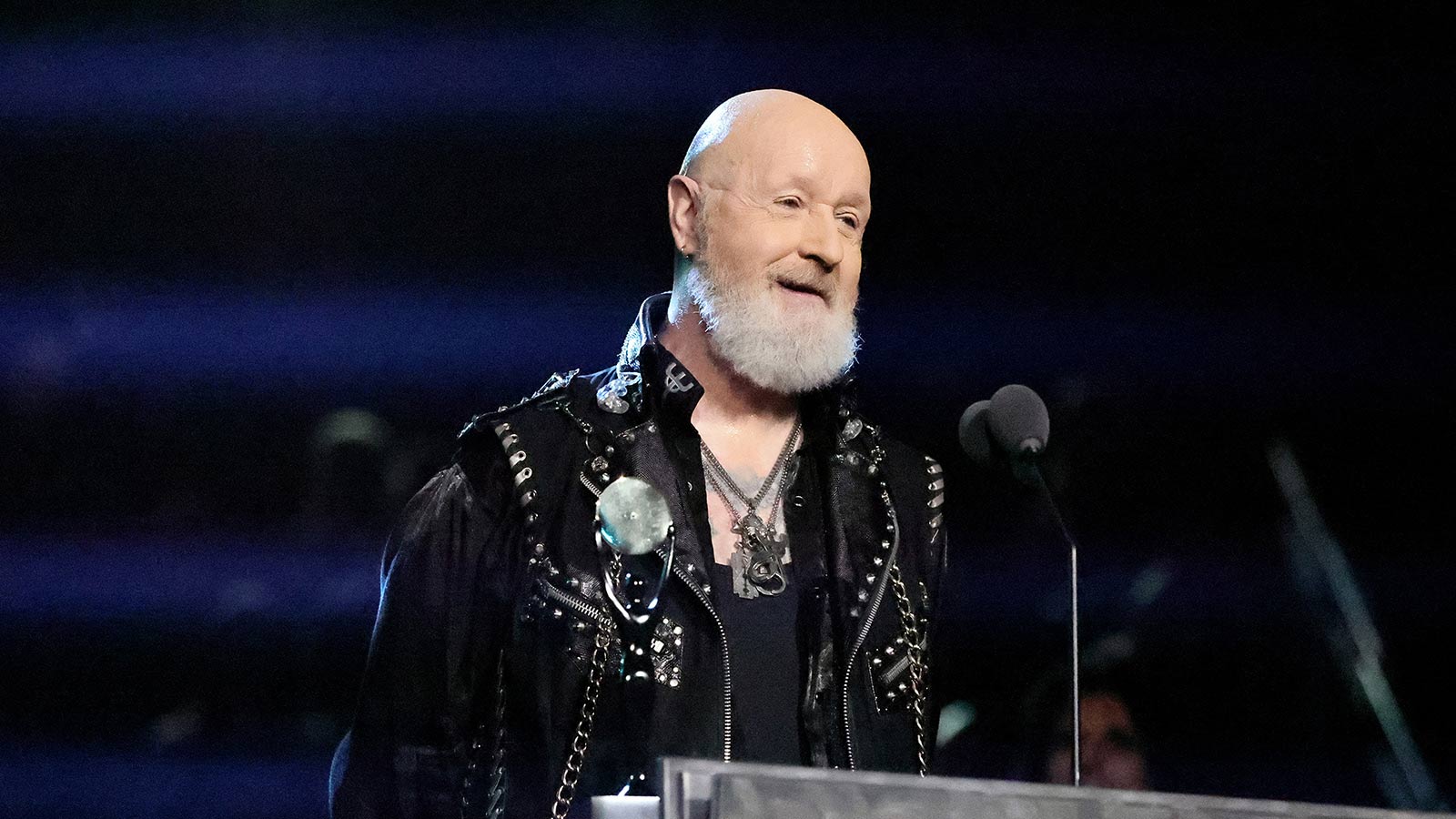 See Rob Halford Give Inspirational Speech at Judas Priest’s Rock Hall Induction