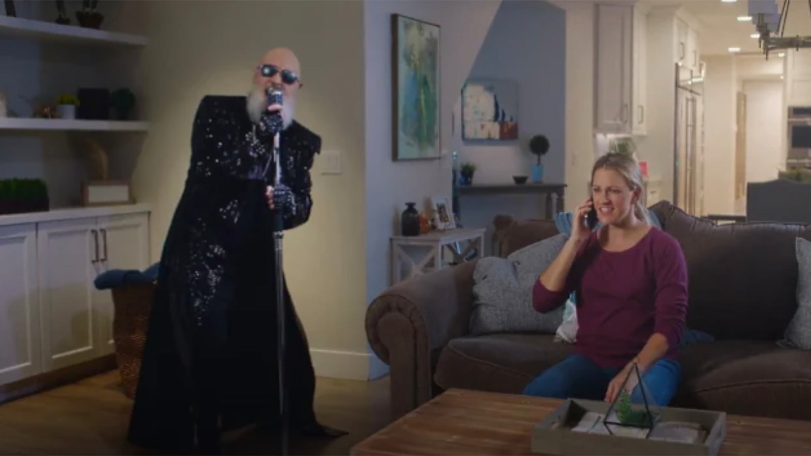 See Judas Priest’ Rob Halford Star in New Plymouth Rock Insurance Ad Campaign