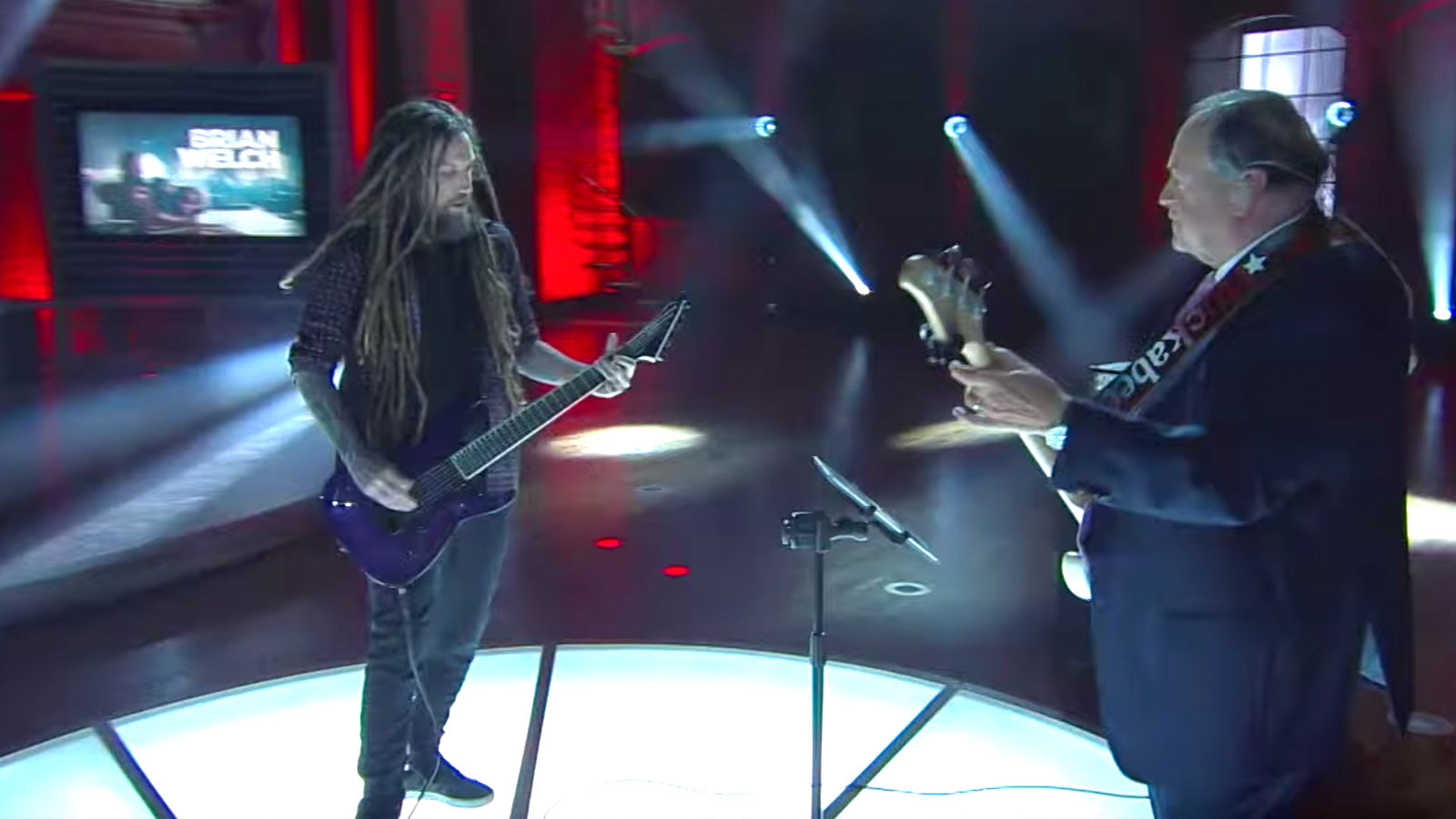 See Korn’s Brian “Head” Welch Play “Blind” With Ex-Arkansas Governor Mike Huckabee