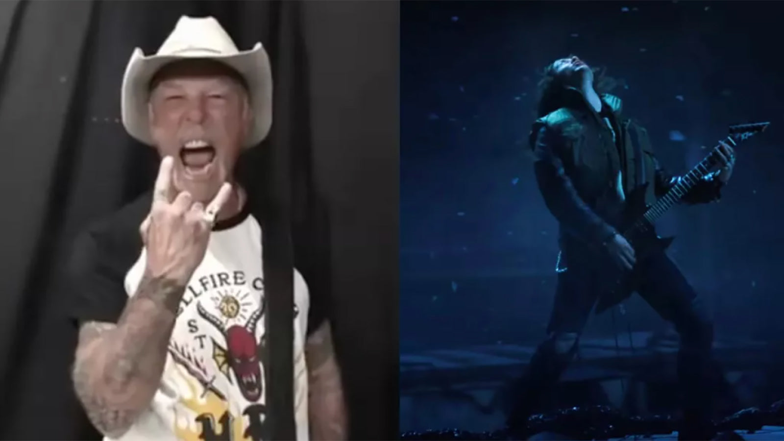 See Metallica “Duet” With Eddie of ‘Stranger Things’ in Split-Screen Video