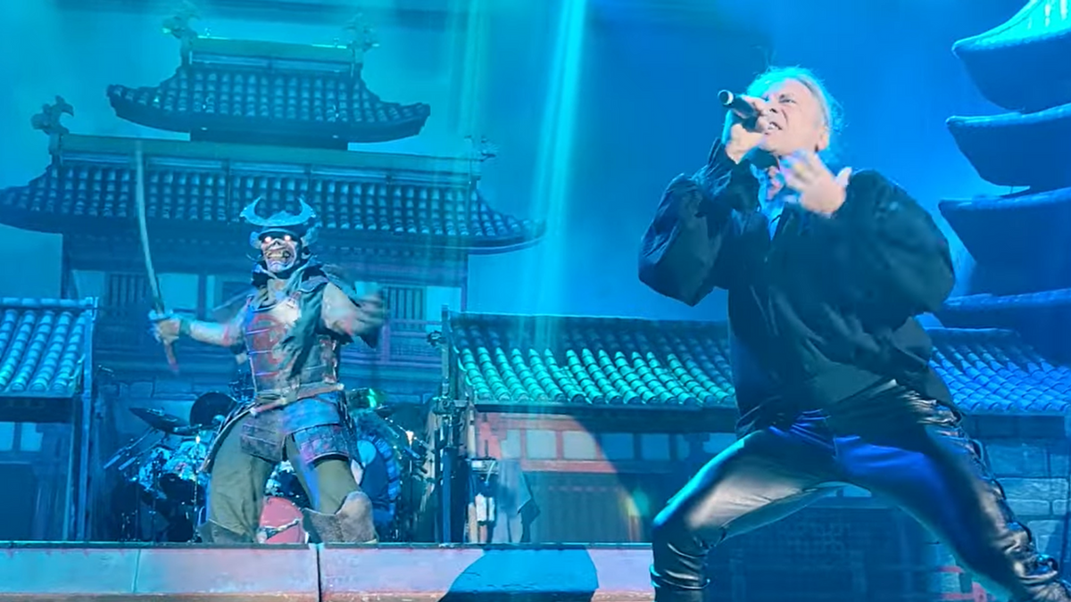 See Iron Maiden Debut ‘Senjutsu’ Songs, Battle Samurai Eddie at First Show in 3 Years