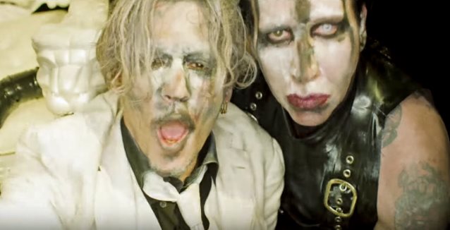 See Marilyn Manson, Johnny Depp Face Off in Gory, Orgiastic NSFW “SAY10” Video