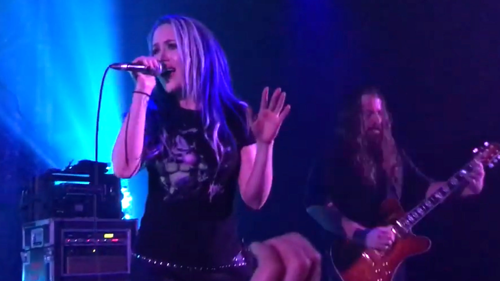 See Arch Enemy’s Alissa White-Gluz’s Surprise Cameo at Mark Morton Solo Show