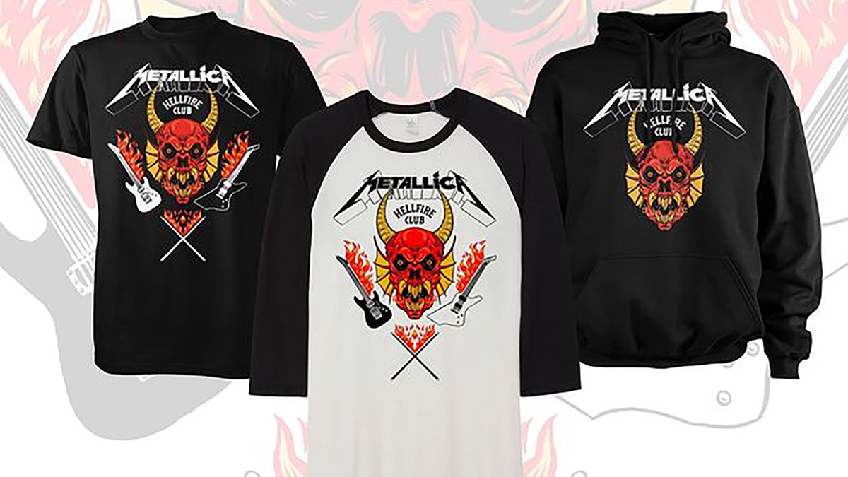 Metallica Release New, Metallized ‘Stranger Things’ Hellfire Club Merch