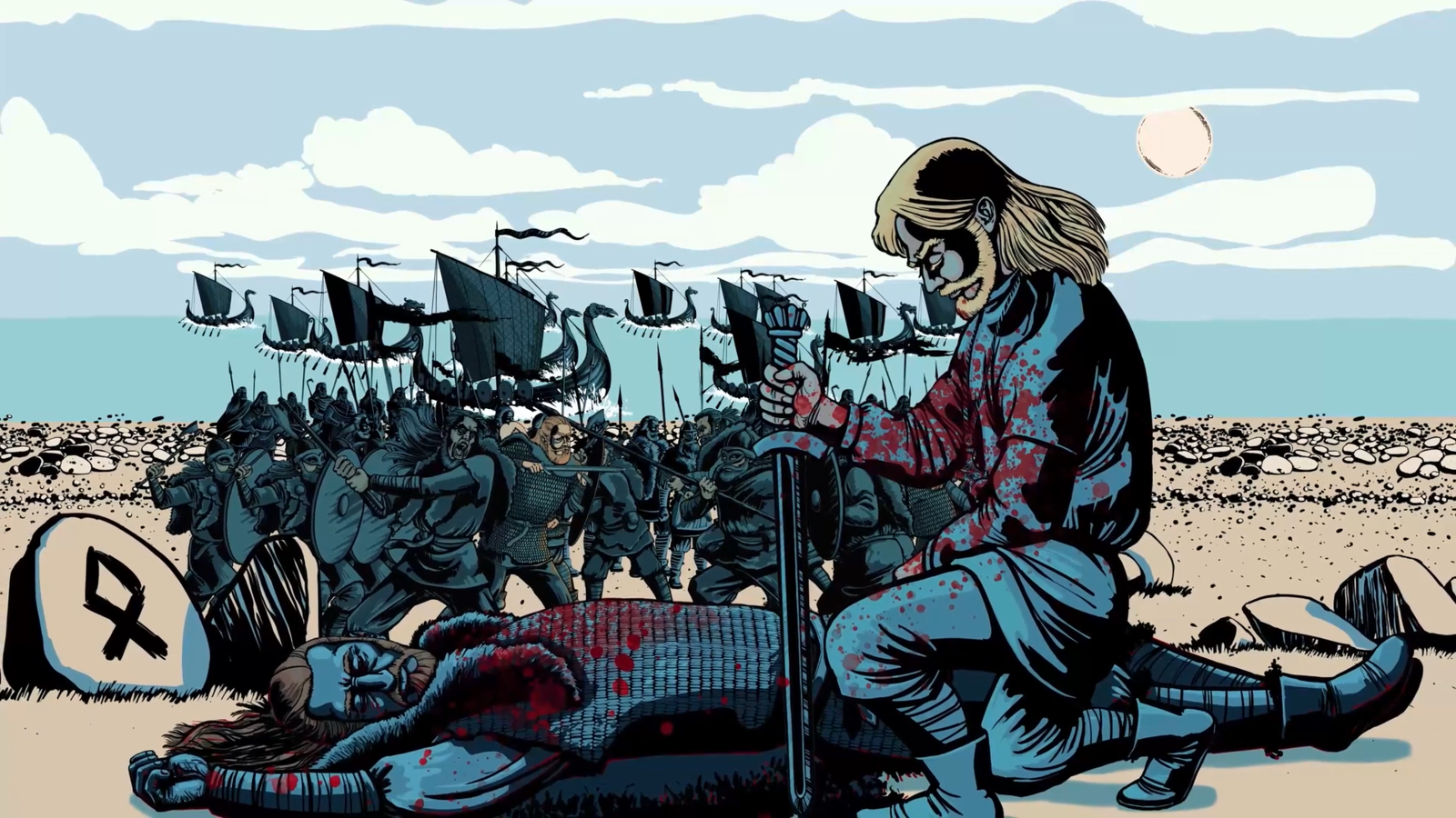 Viking Battles, Ancient Rituals, Bloody Murder: See Nytt Land’s Harrowing “Svartravn” Video