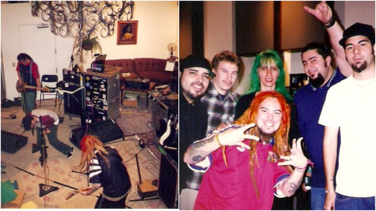 See Rare Photos of Deftones Recording With Max Cavalera in the Nineties