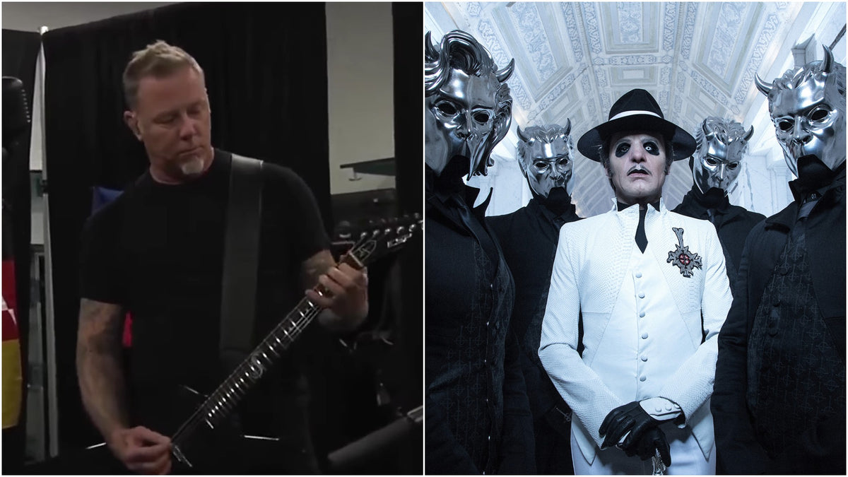 Watch James Hetfield Cover Ghost’s “Cirice” at Metallica HQ