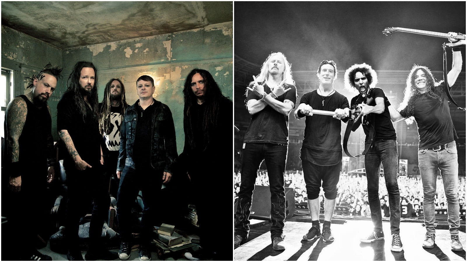 Korn and Alice in Chains Team for Co-Headlining Summer Tour
