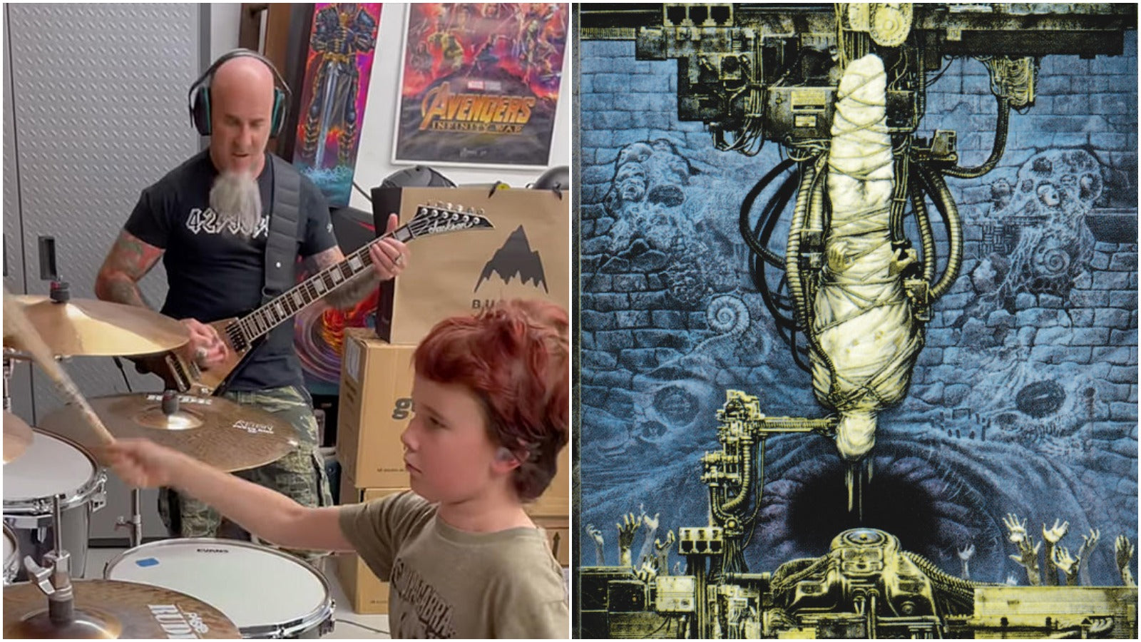 See Anthrax’s Scott Ian and 10-Year-Old Son Cover Sepultura’s “Territory”