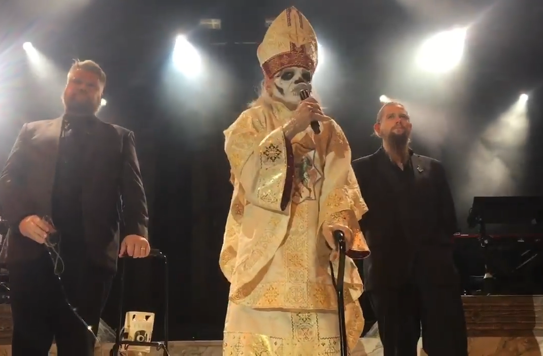 Watch Ghost Depose Frontman Papa Emeritus III in Dramatic Tour Finale