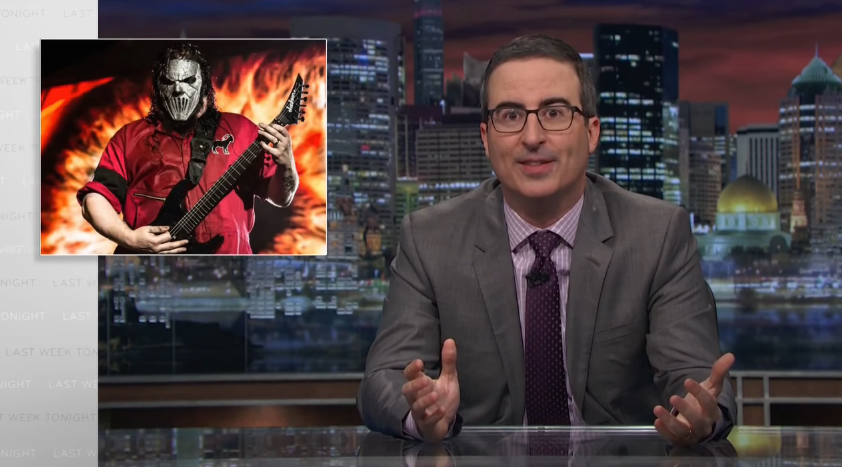 Watch John Oliver Use Slipknot as Punchline for Trump Joke