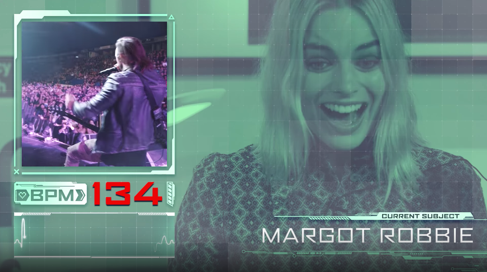 Watch Margot Robbie React to Bullet for My Valentine’s Song Dedication: “I’m Dying!”