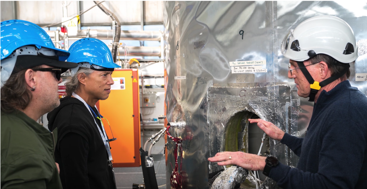 See Metallica’s Kirk Hammett, Lars Ulrich Tour World’s Largest Particle Physics Lab