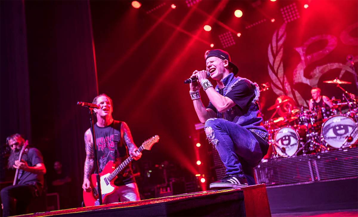 See Corey Taylor’s Teenage Son Join Stone Sour for “Song #3” in Lisbon