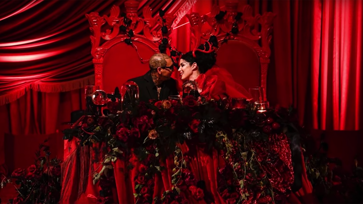 Watch Kat Von D and Prayers Singer’s Extravagant Goth Wedding Video