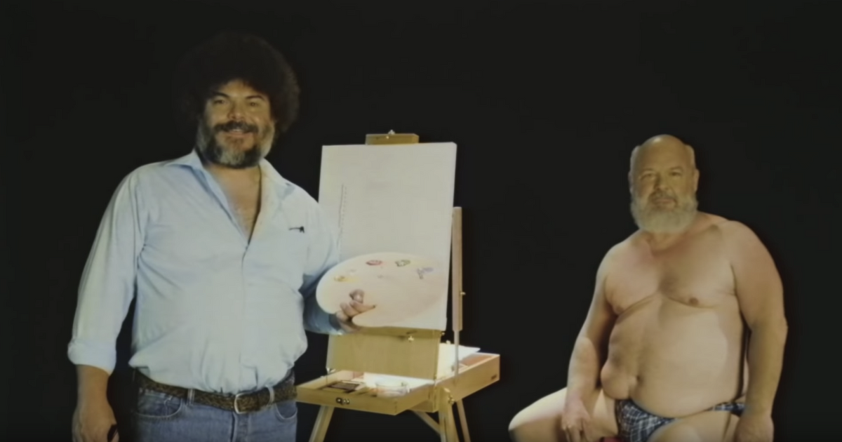See Jack Black Paint Kyle Gass in Tenacious D’s Hilarious Bob Ross–Parody Video