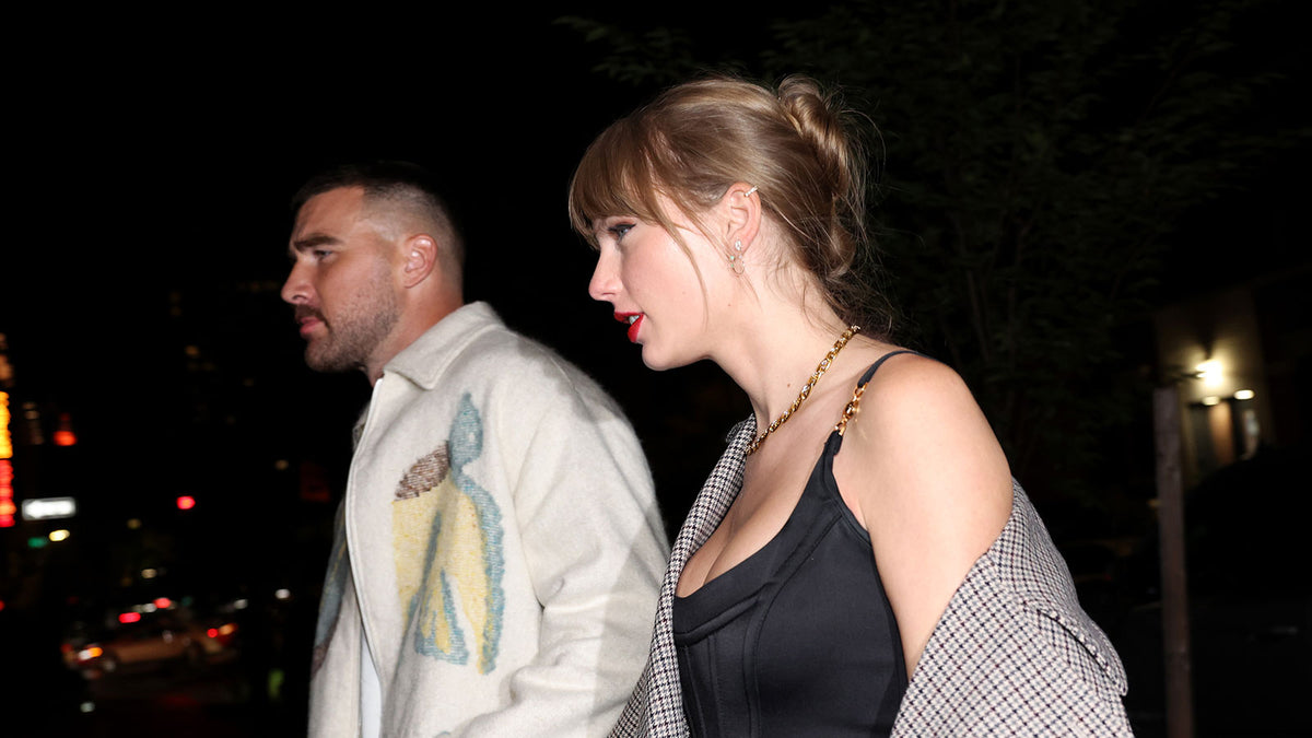 TAYLOR SWIFT says TRAVIS KELCE relationship started with “metal as hell” call-out
