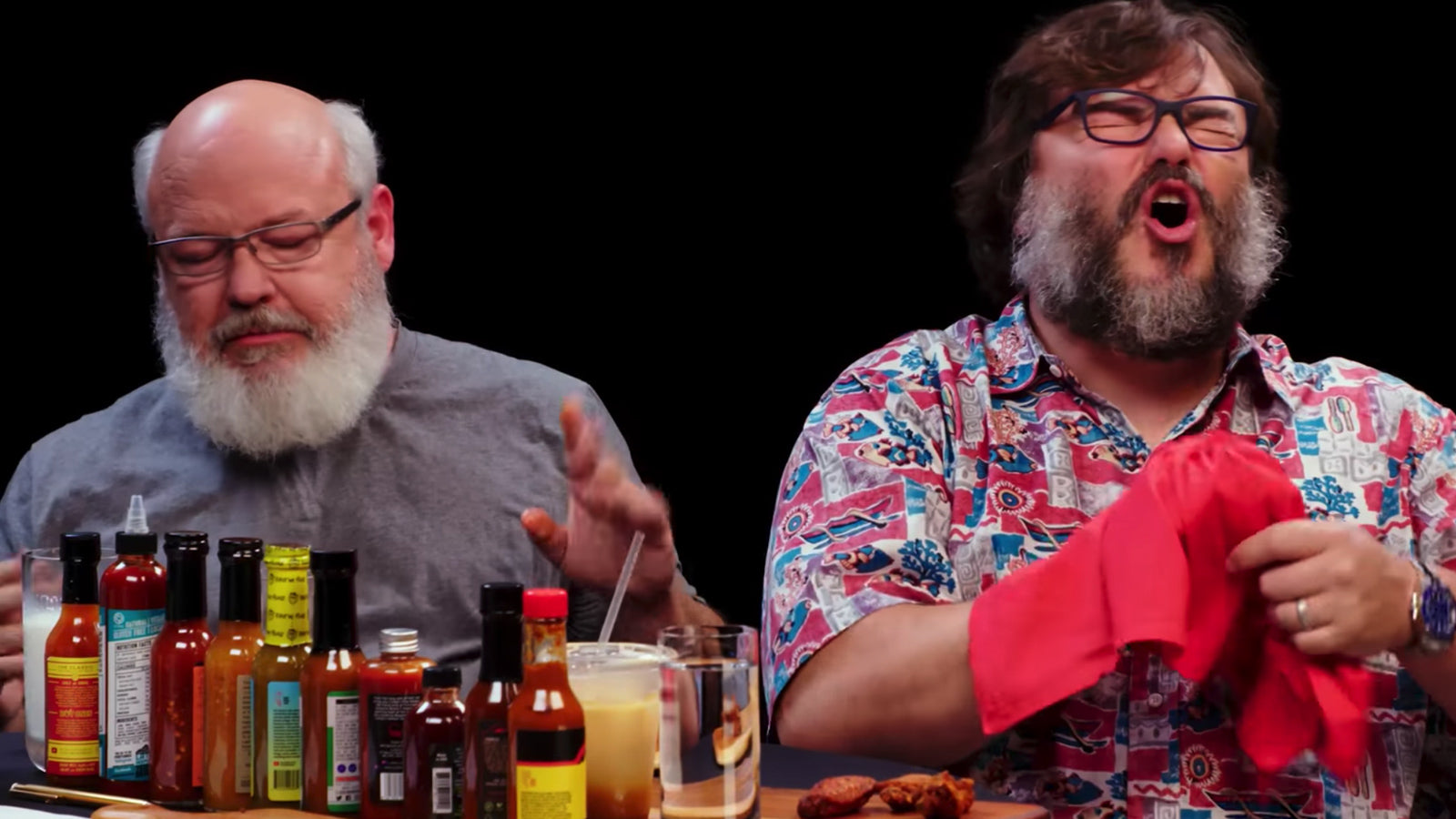 See Tenacious D Take Hilarious Hot-Wing Challenge, Talk Kanye West, Josh Homme