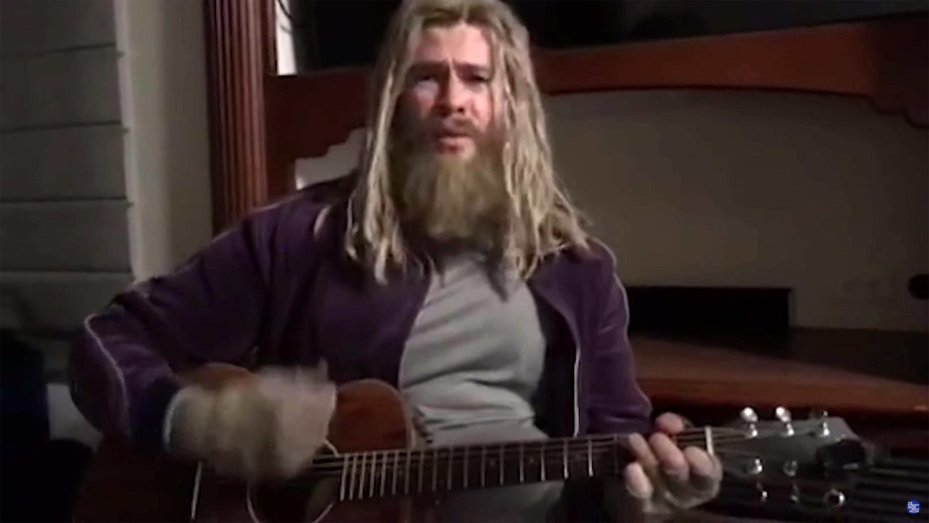 See Chris Hemsworth’s “Fat Thor” Cover Nine Inch Nails’ “Hurt” on ‘Fallon’