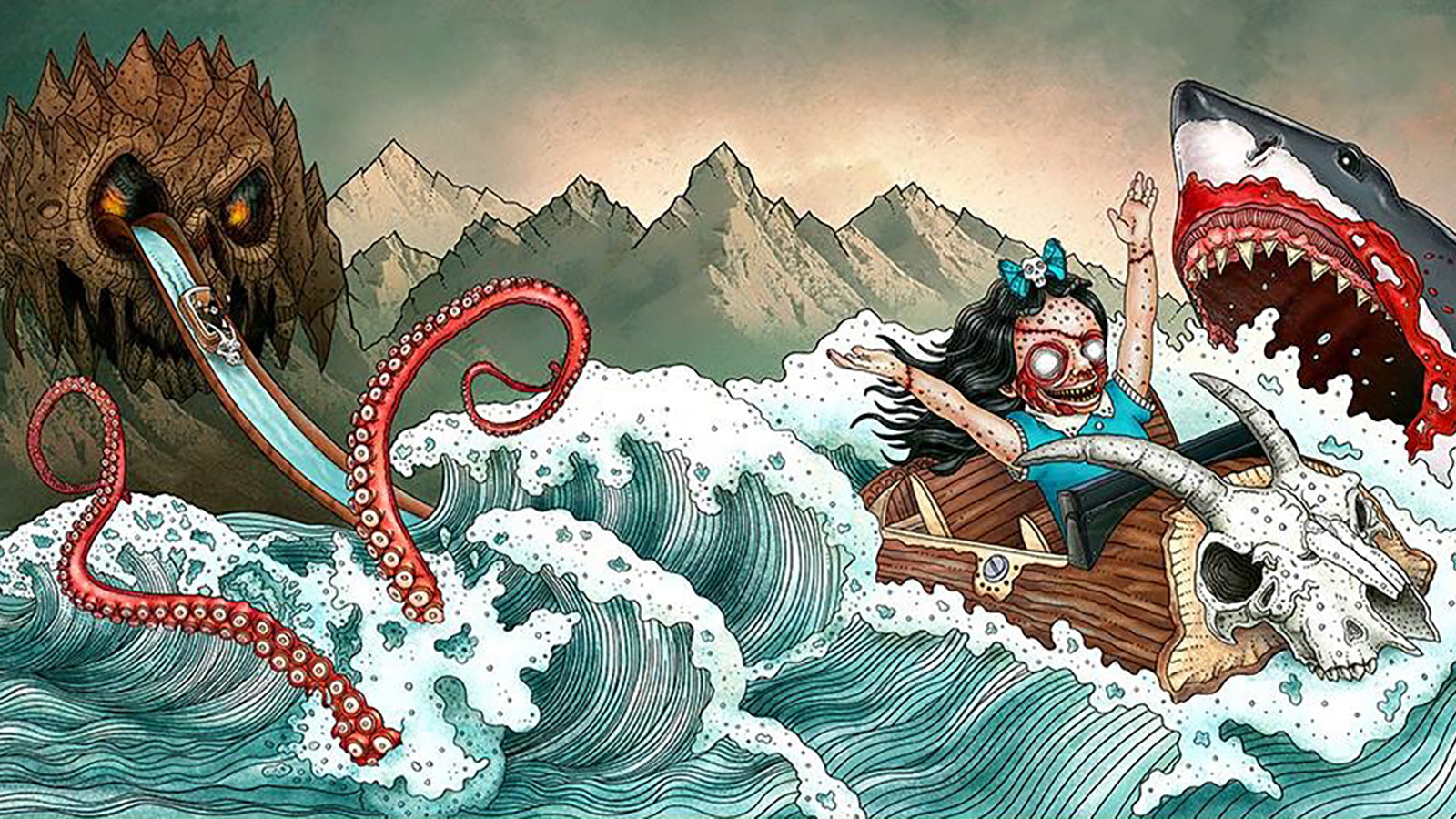 How Life of Agony’s Alan Robert Became the King of Horror Coloring Books