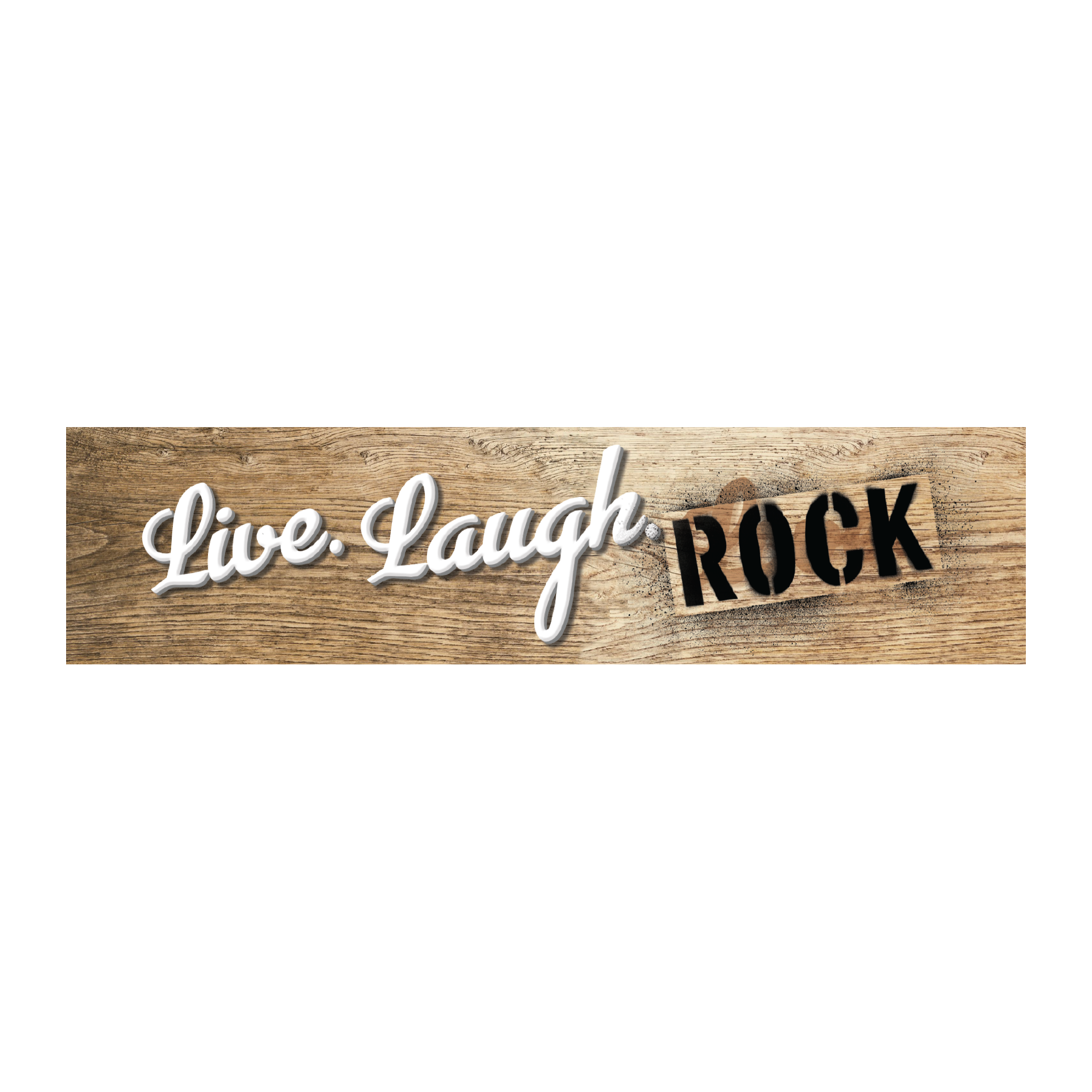 "LIVE. LAUGH. ROCK" MAGNETIC GRILL