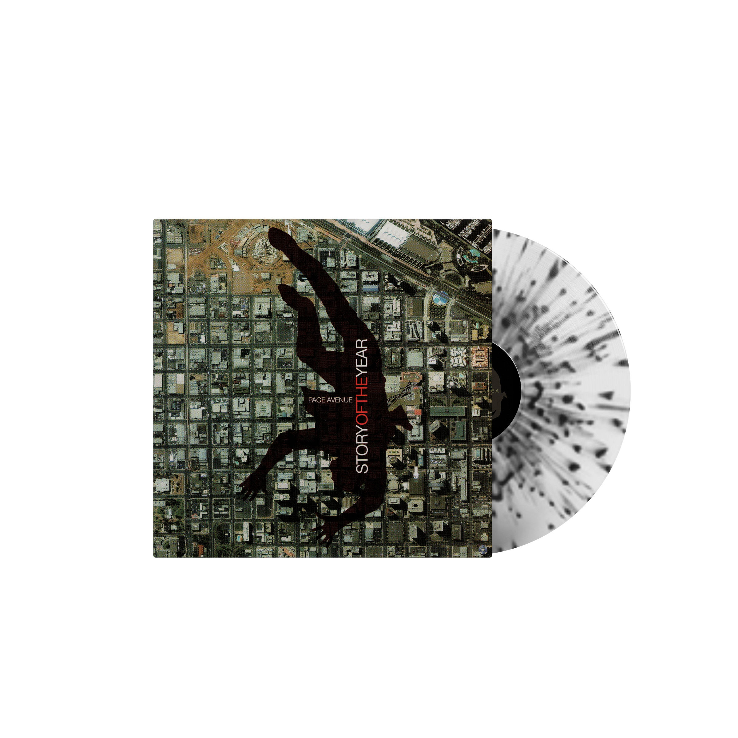 STORY OF THE YEAR ‘PAGE AVENUE’ LP (Limited Edition – Only 300 Made, Milky Clear w/ Black Splatter Vinyl)