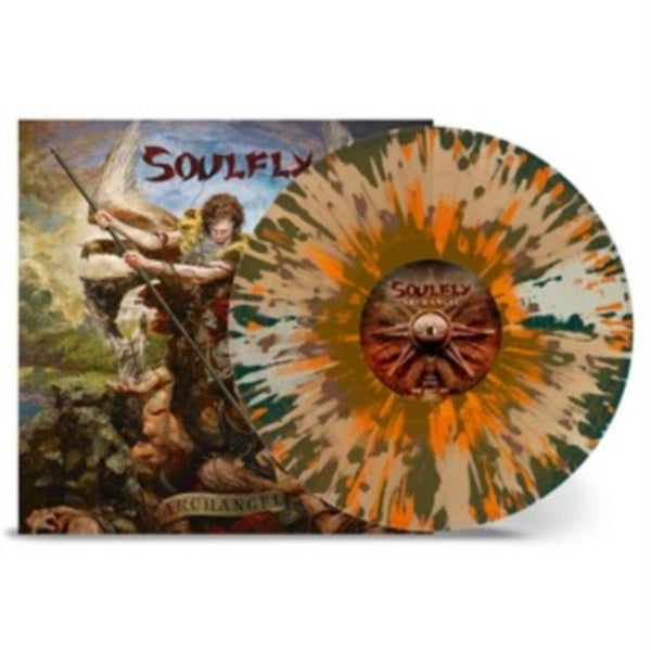 SOULFLY 'ARCHANGEL' LP (10th Anniversary, Green Orange Brown Splatter