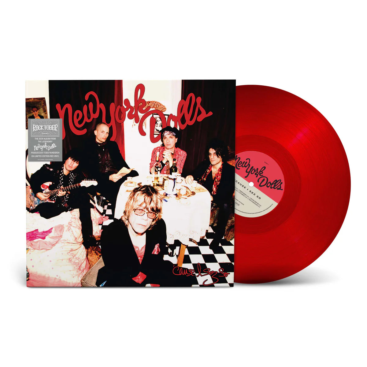 NEW YORK DOLLS 'CUZ I SEZ SO' LP (Red Vinyl)